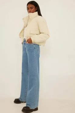 NA-KD Trend Padded Pocket Detail Jacket