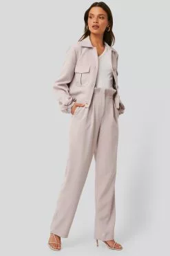 NA-KD Classic Paperwaist Pants