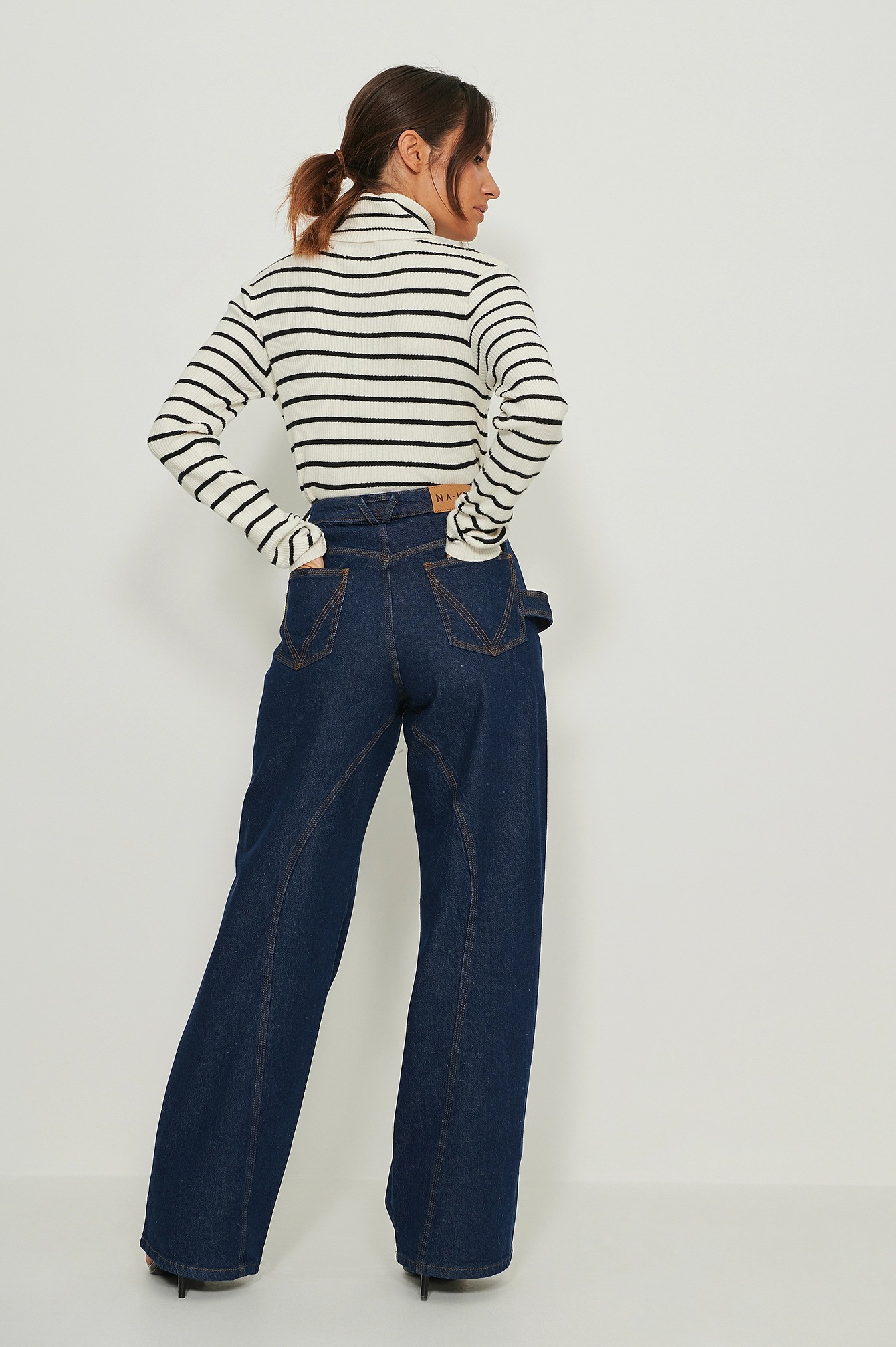 NA-KD Trend Pocket Detail Baggy Denim - Image 7