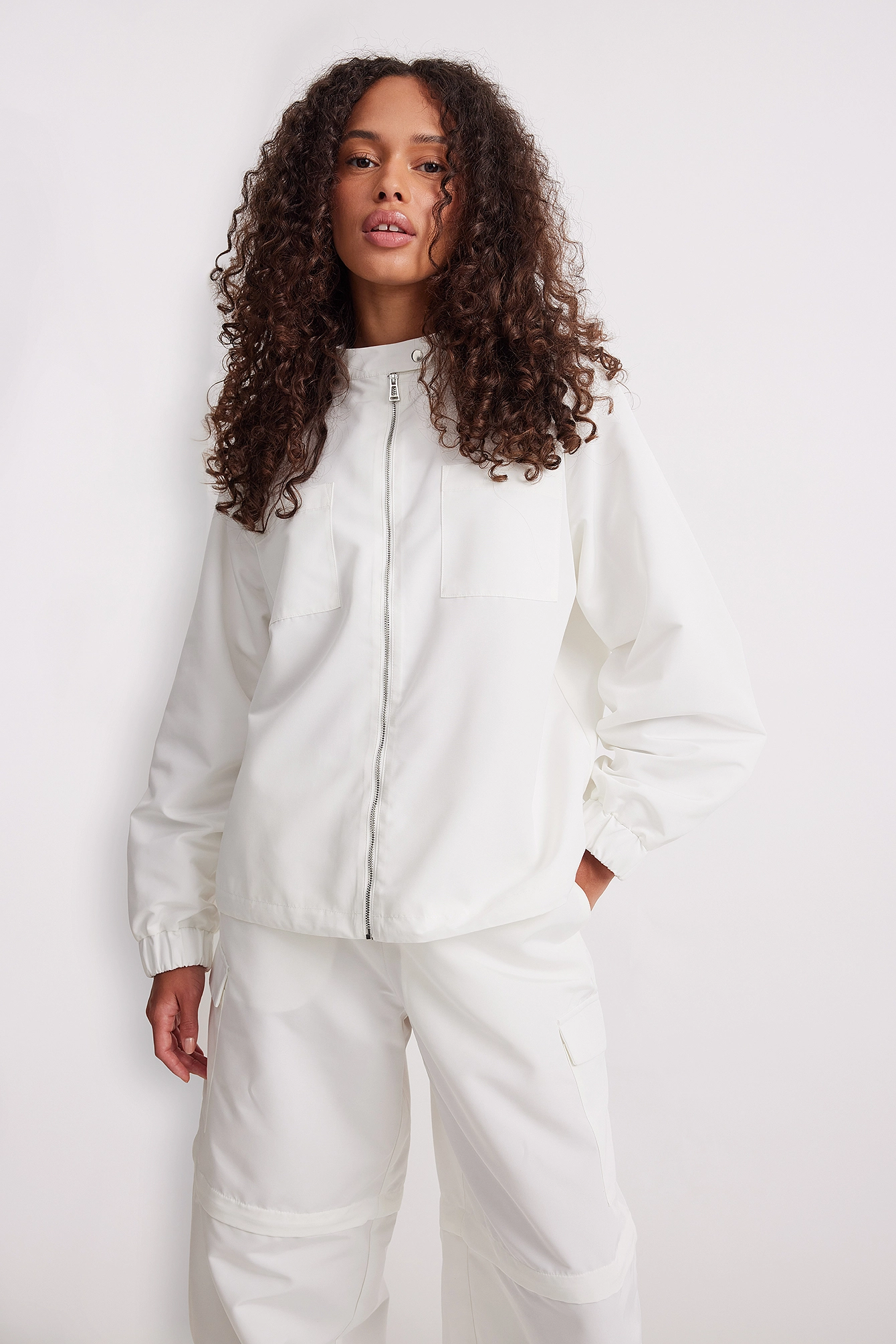 Freja Wewer X NA-KD Pocket Detail Shirt Jacket - Image 4