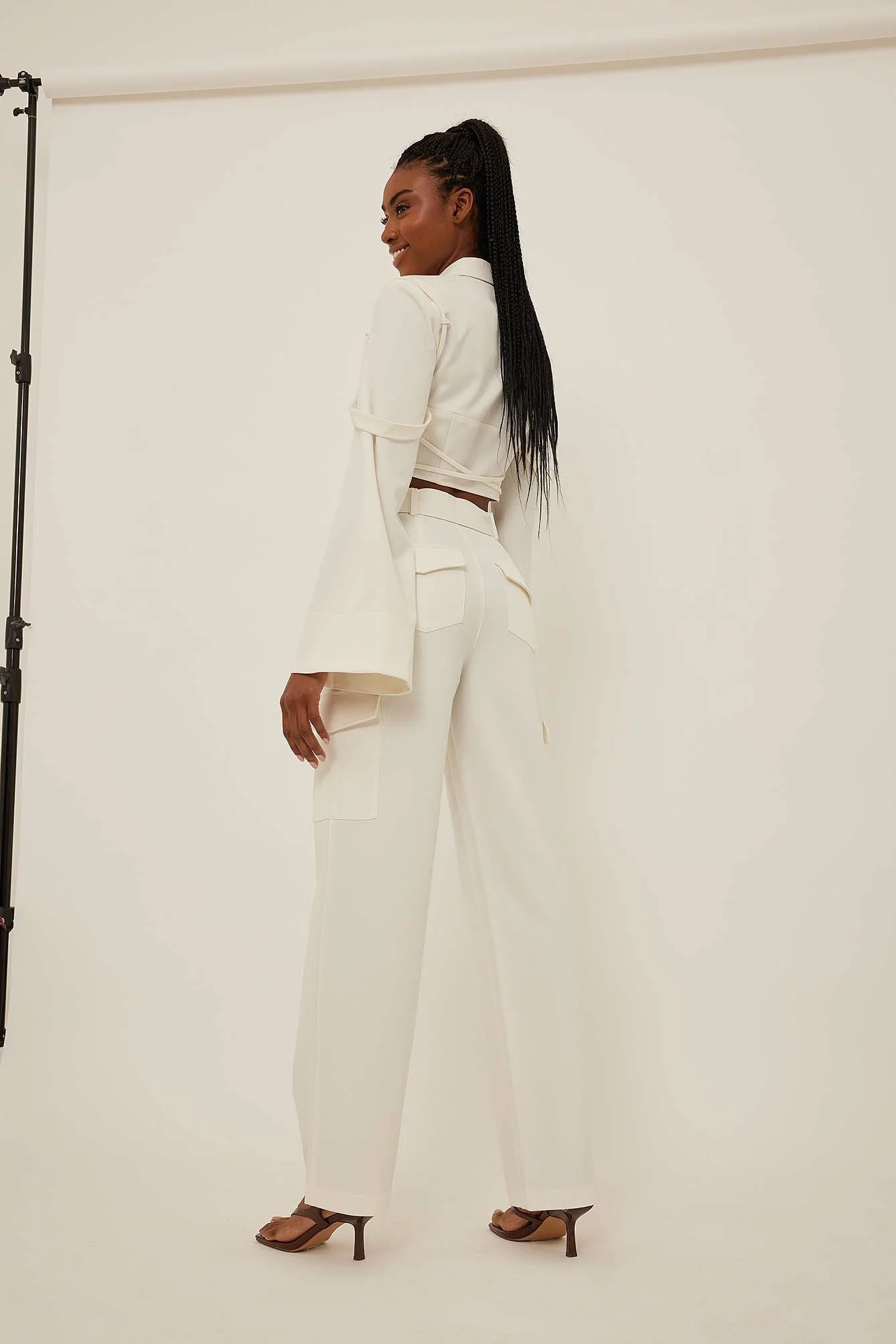 Angelica Blick X NA-KD Pocket Detailed Suit Pants - Image 3
