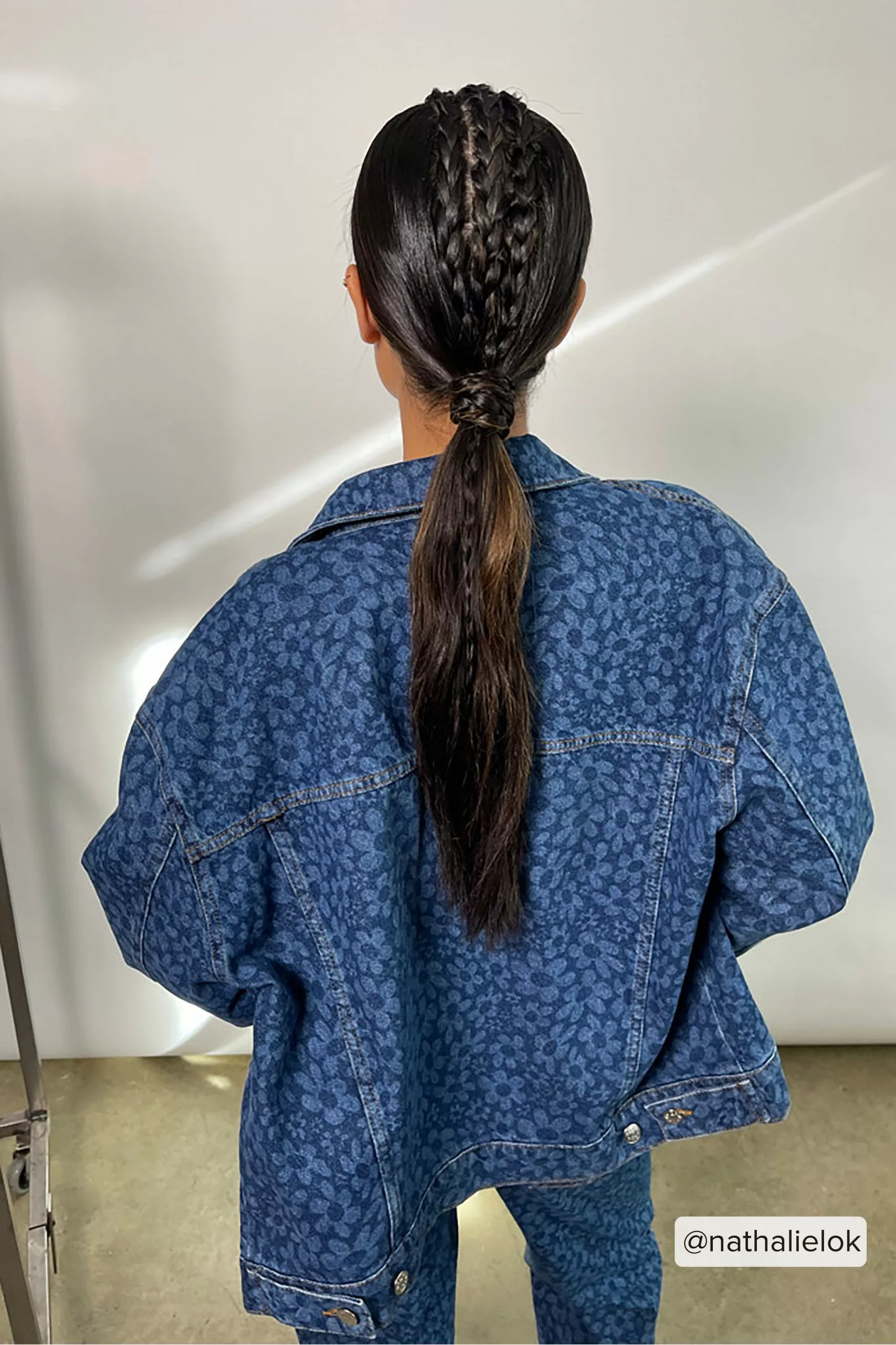 NA-KD Trend Printed Denim Jacket