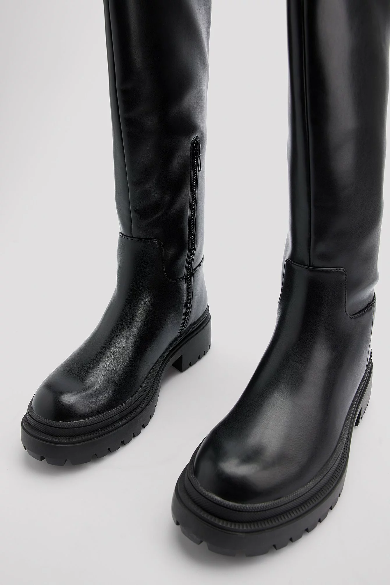 NA-KD Shoes Profile Sole Shaft Boots - Image 4