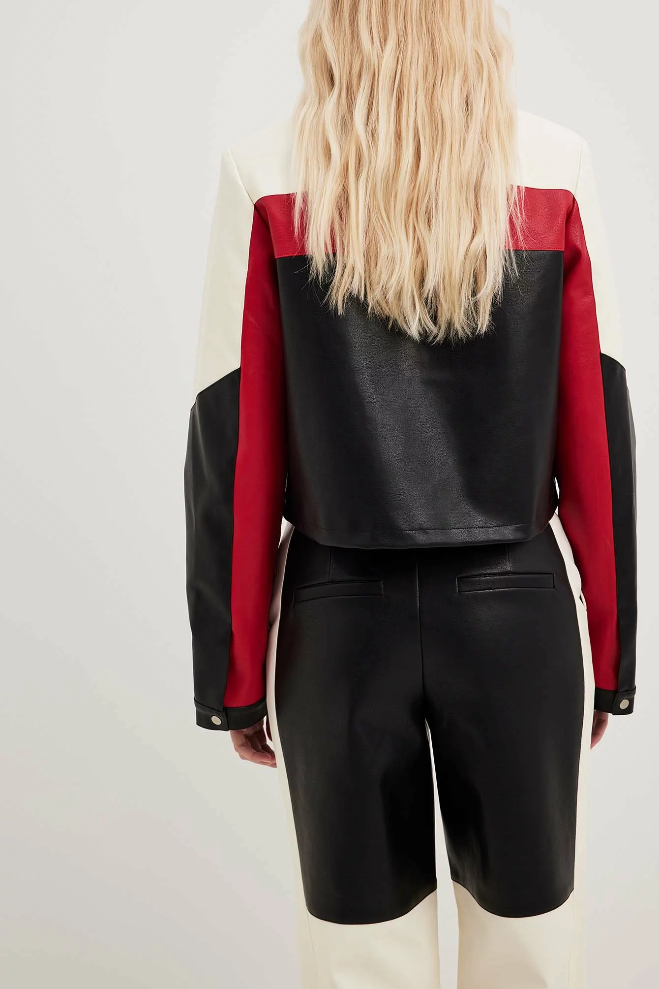Sofia Coelho X NA-KD PU Biker Jacket - Image 3