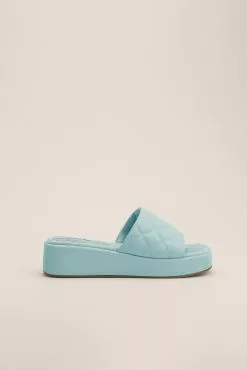 NA-KD Shoes Quilted Flatform Slippers