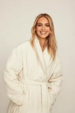 NA-KD Trend Quilted Long Jacket