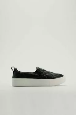 NA-KD Shoes Quilted Slip In Sneakers