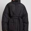 NA-KD Belted Short Padded Jacket