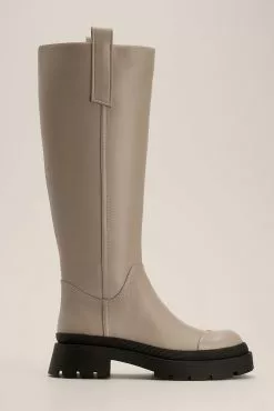 NA-KD Shoes Cap Detailed Shaft Boots