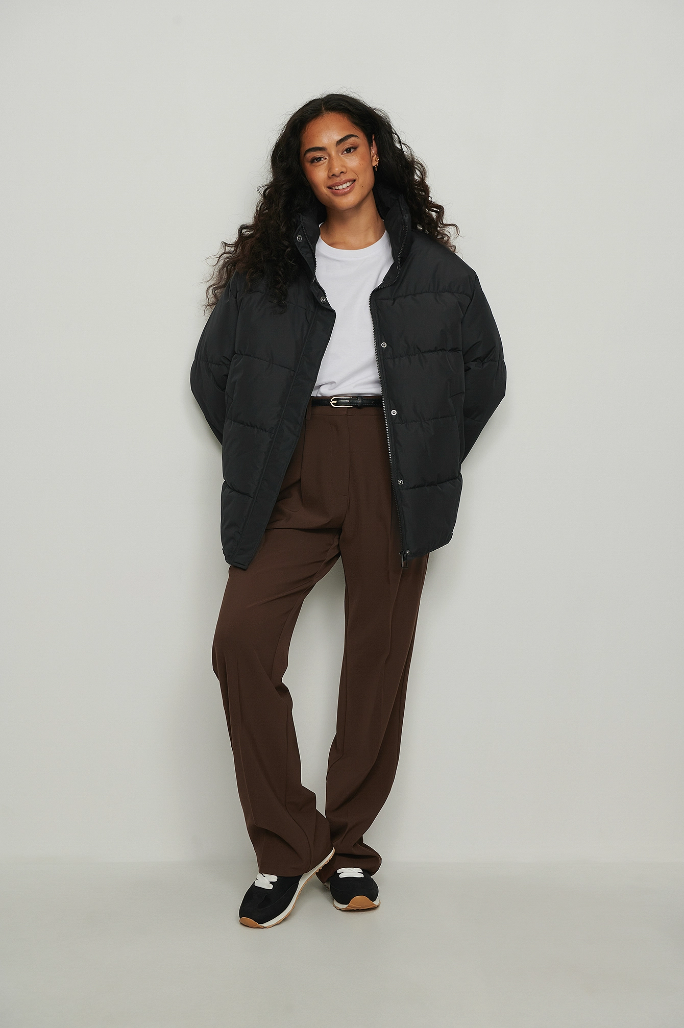 NA-KD Recycled Padded Midi Jacket