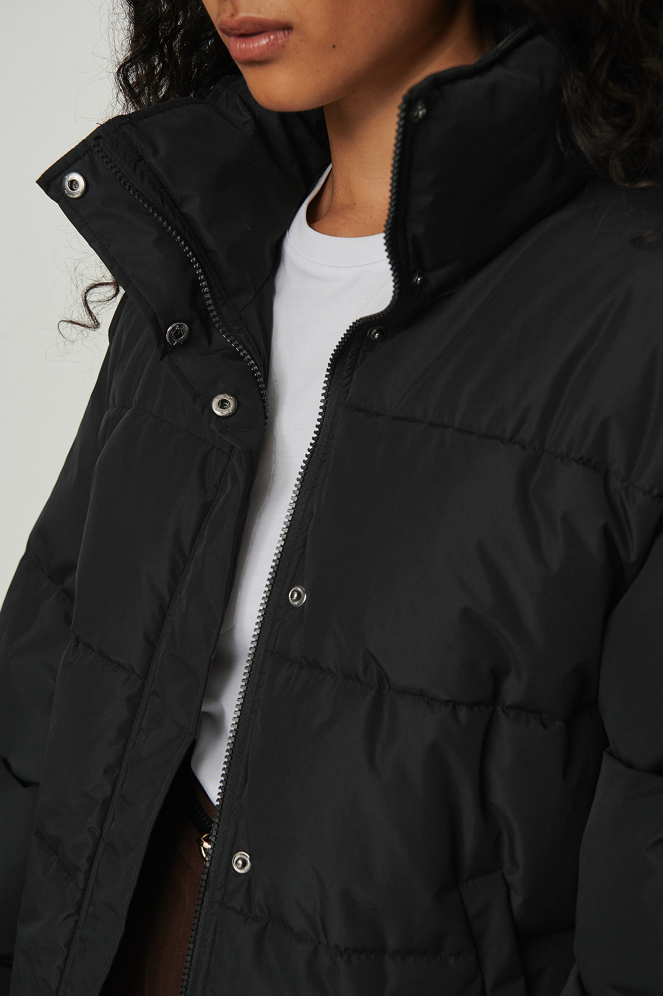 NA-KD Recycled Padded Midi Jacket - Image 4