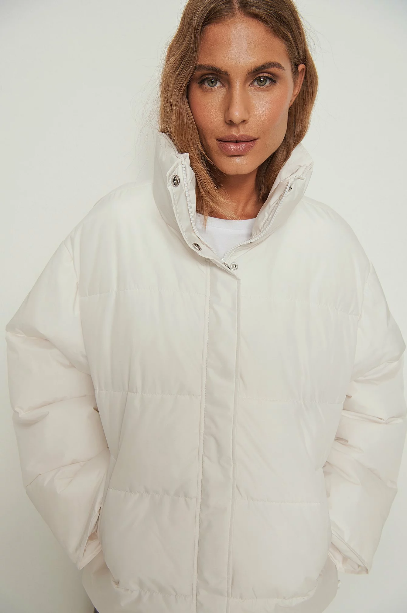 NA-KD Recycled Padded Midi Jacket - Image 5