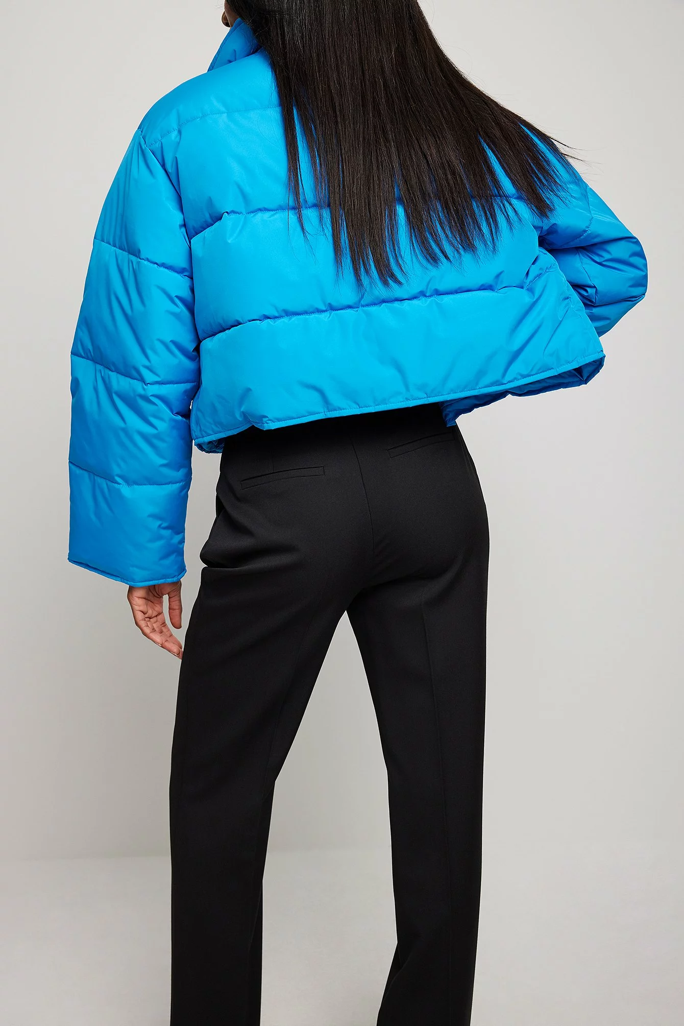 NA-KD Recycled Short Padded Press Button Jacket - Image 13