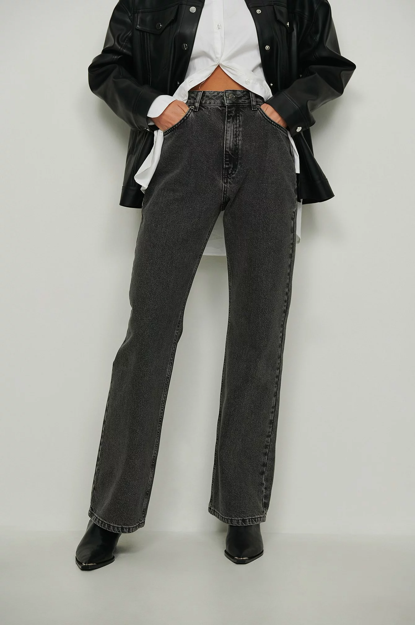 NA-KD Trend Relaxed Full Length Jeans - Image 16