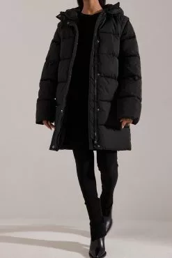 Anika Teller X NA-KD Removable Sleeves Long Padded Jacket