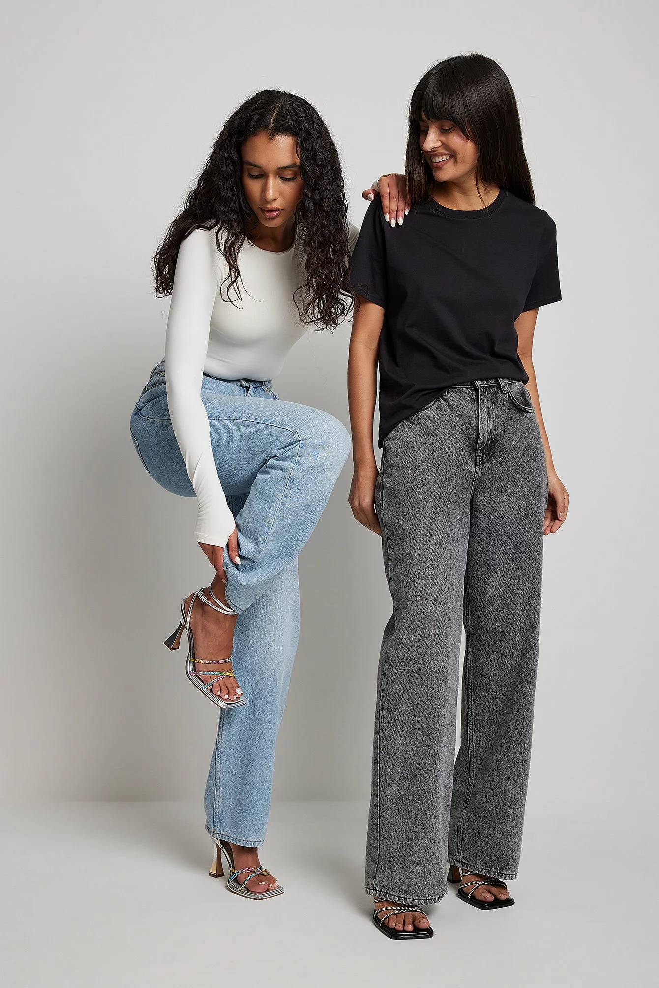 NA-KD Shoes Rhinestone Squared Toe Heels - Image 8