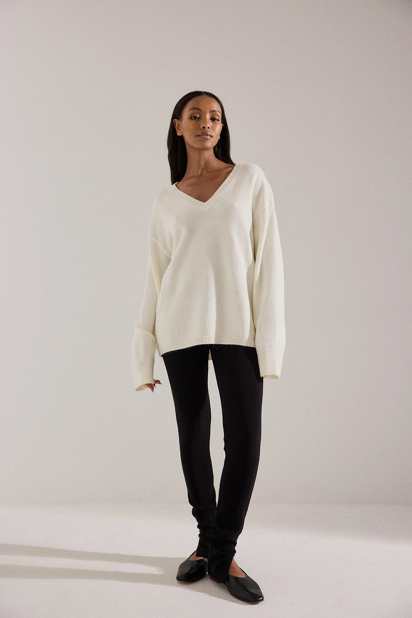 Anika Teller X NA-KD Ribbed Slit Zipper Leggings - Image 4