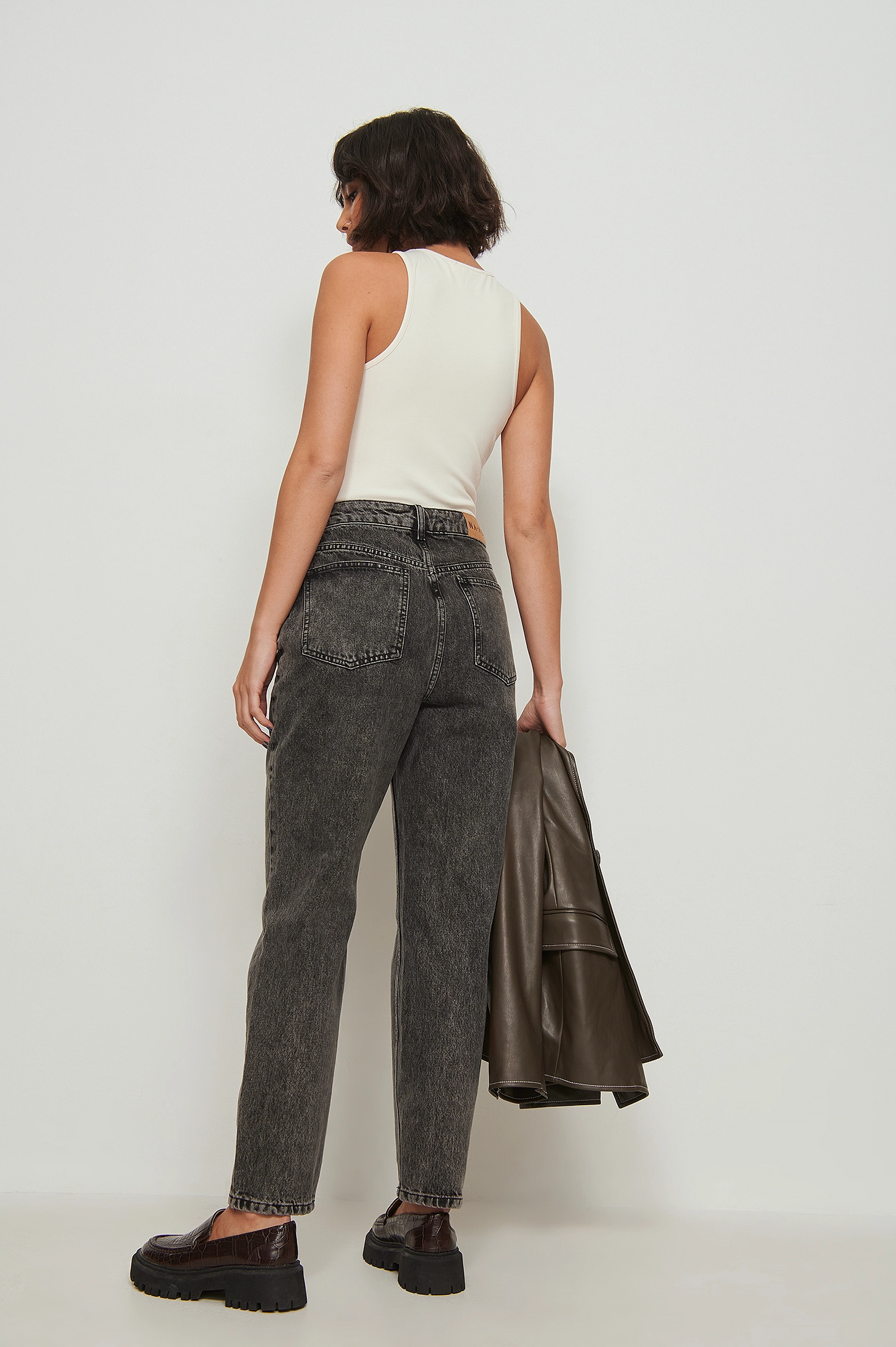 NA-KD Rigid Mom Jeans - Image 2