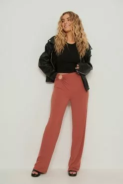 NA-KD Trend Ring Detail Pants