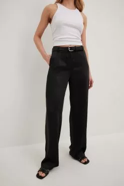 NA-KD Party Satin Suit Pants