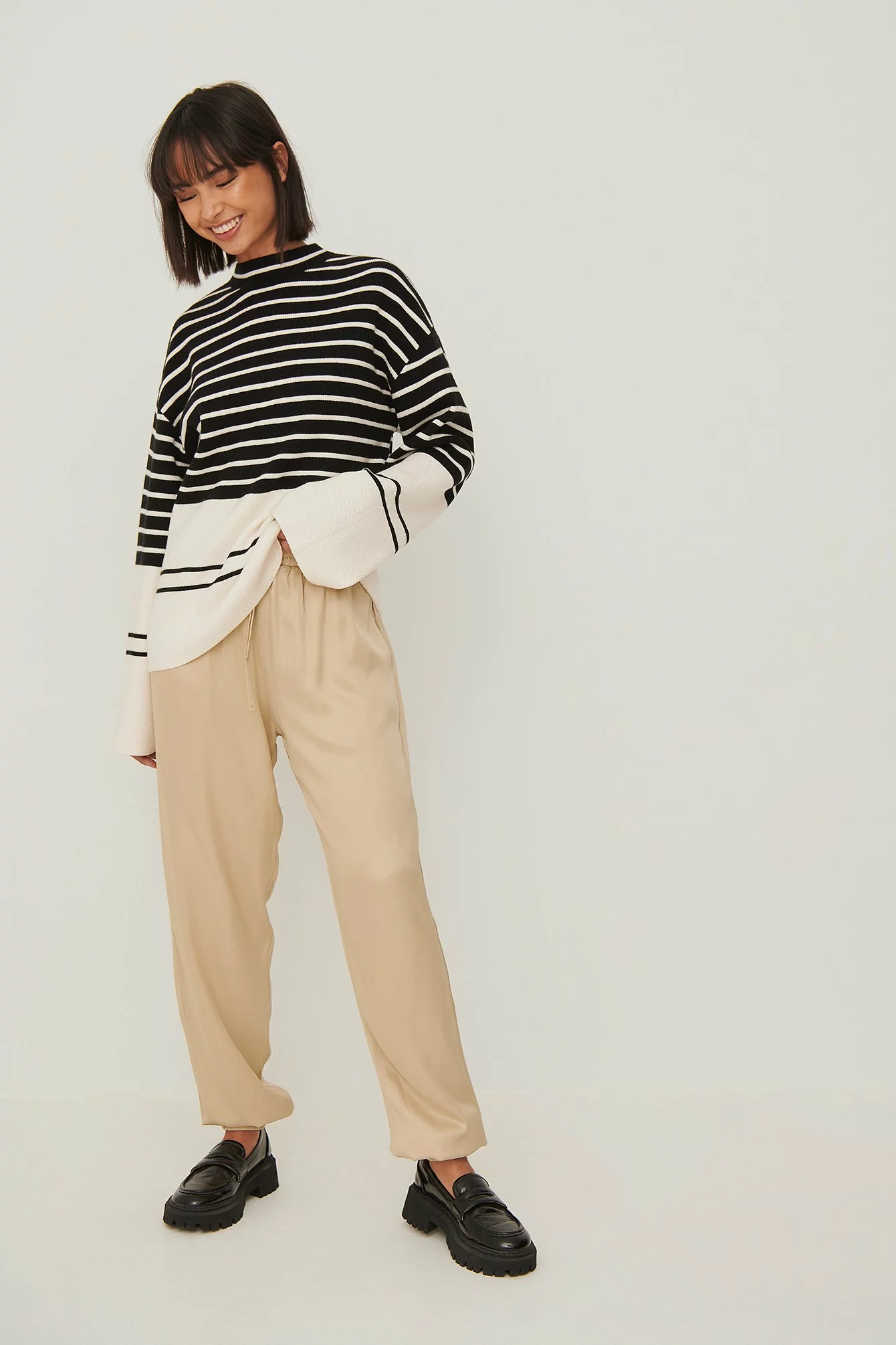 NA-KD Party Satin Sweatpants