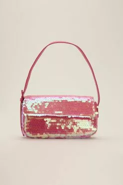 NA-KD Accessories Sequins Baguette Bag