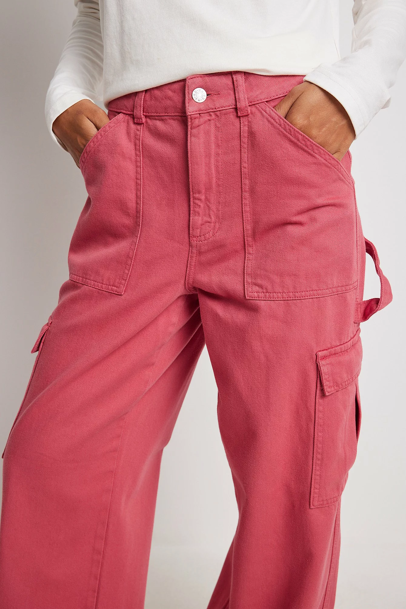 NA-KD Trend Side Pocket Straight Denim - Image 15