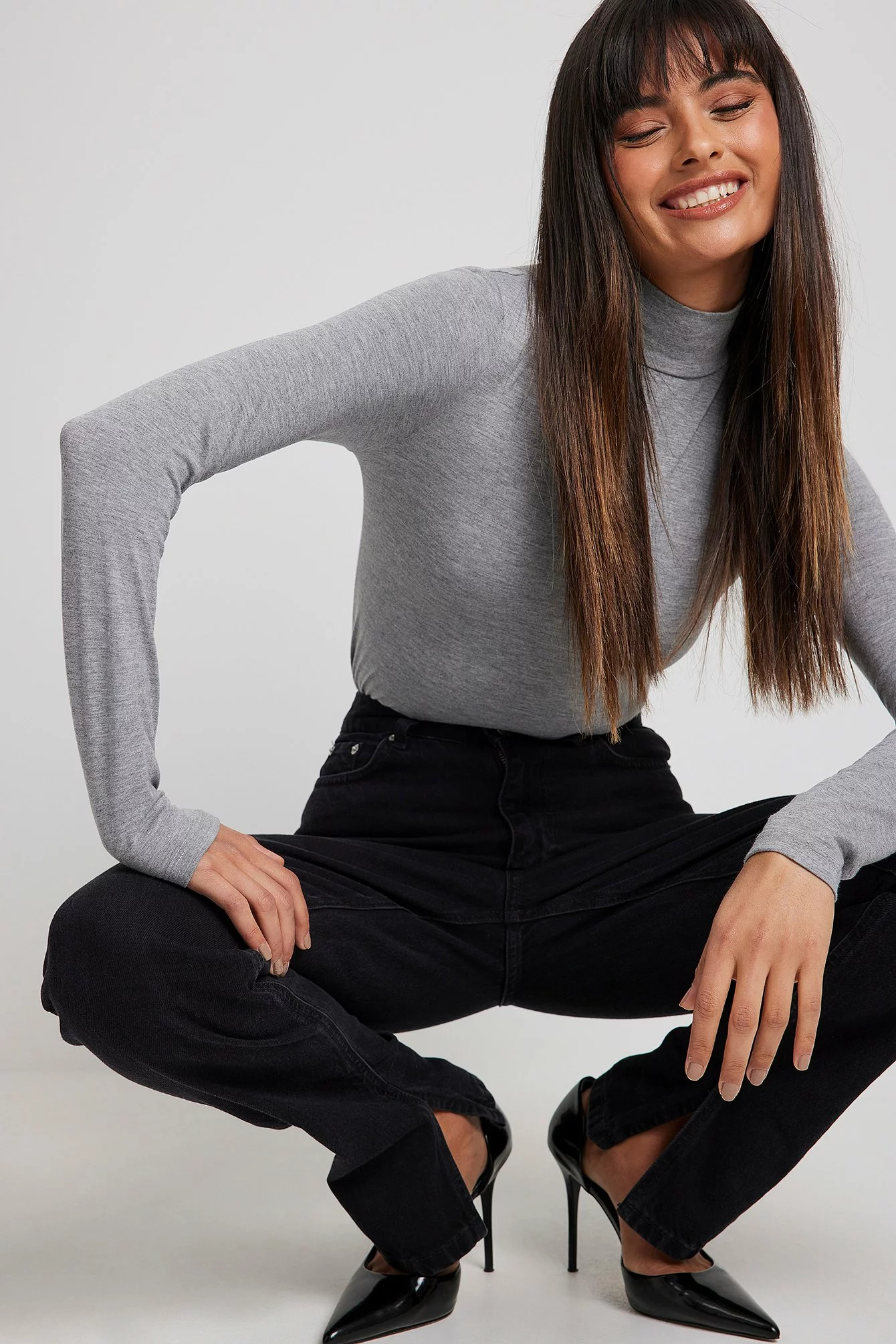 NA-KD Trend Side Slit Denim - Image 4