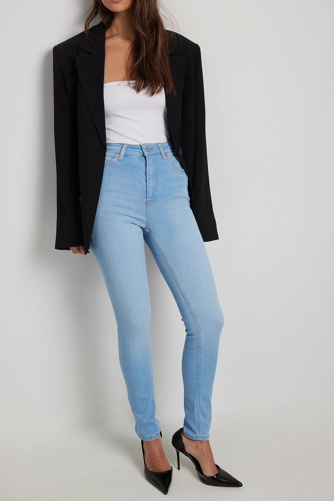 NA-KD Skinny High Waist Stretch Jeans - Image 29