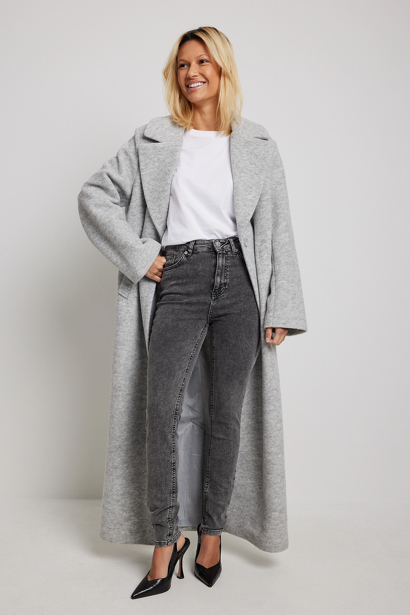 NA-KD Skinny High Waist Stretch Jeans - Image 34