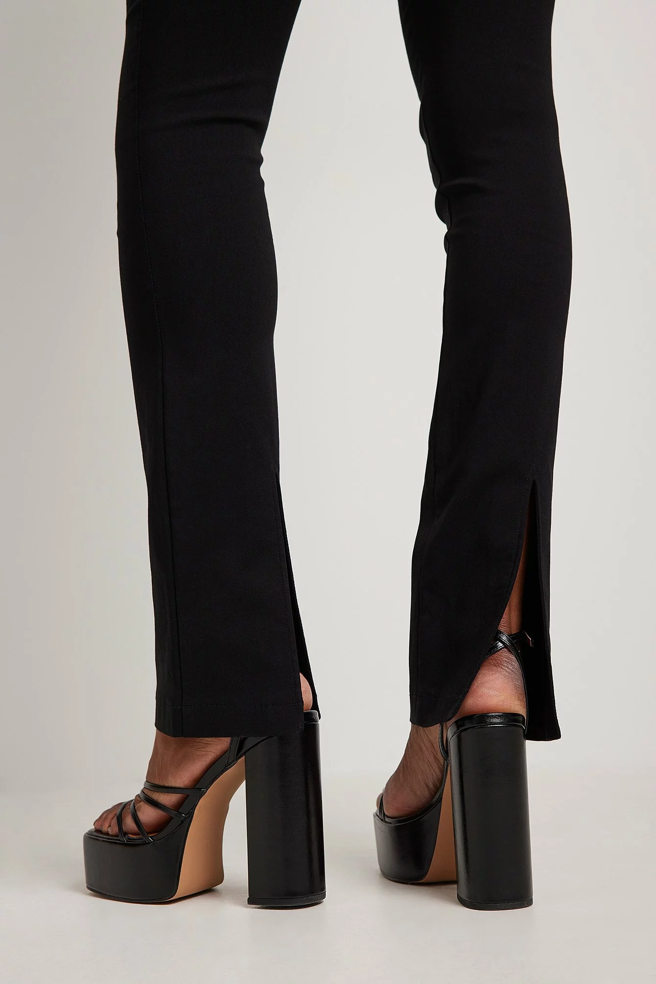 NA-KD Slim-fit Super Stretch Back Slit Pants - Image 12