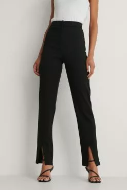 NA-KD Slit Detail Pants