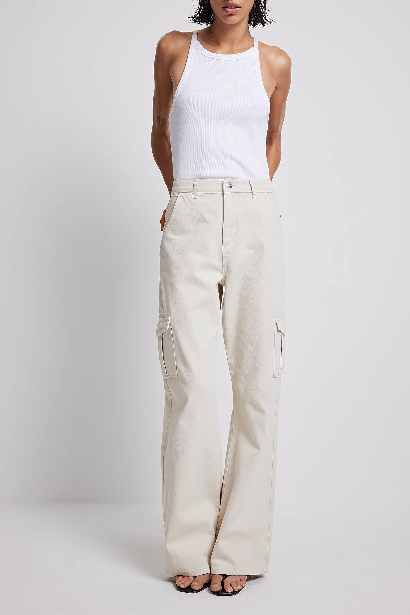 NA-KD Soft Rigid Pocket Detail Denim - Image 13