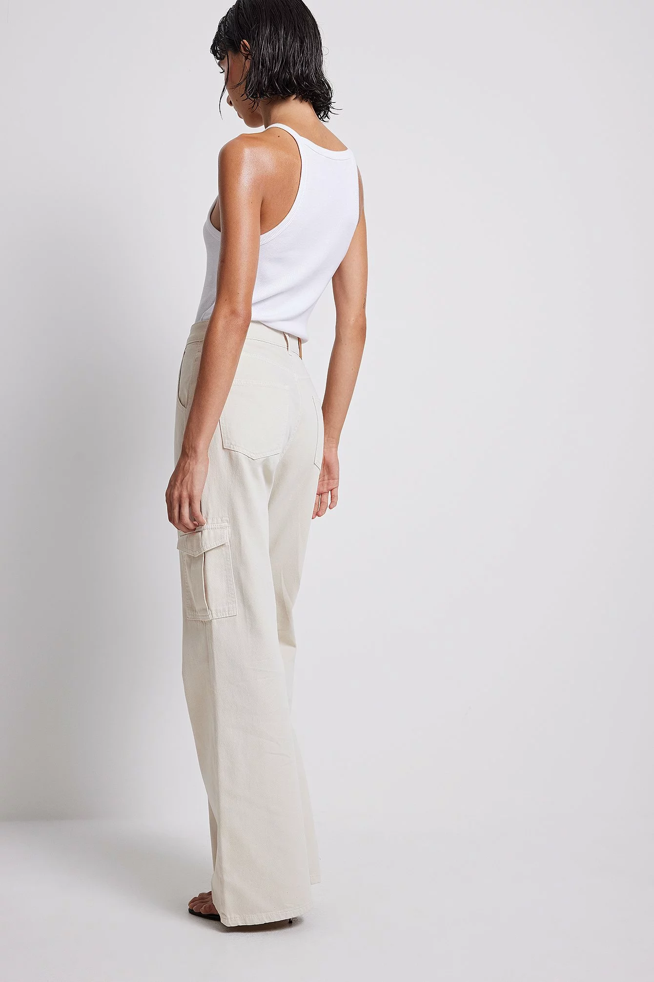 NA-KD Soft Rigid Pocket Detail Denim - Image 11