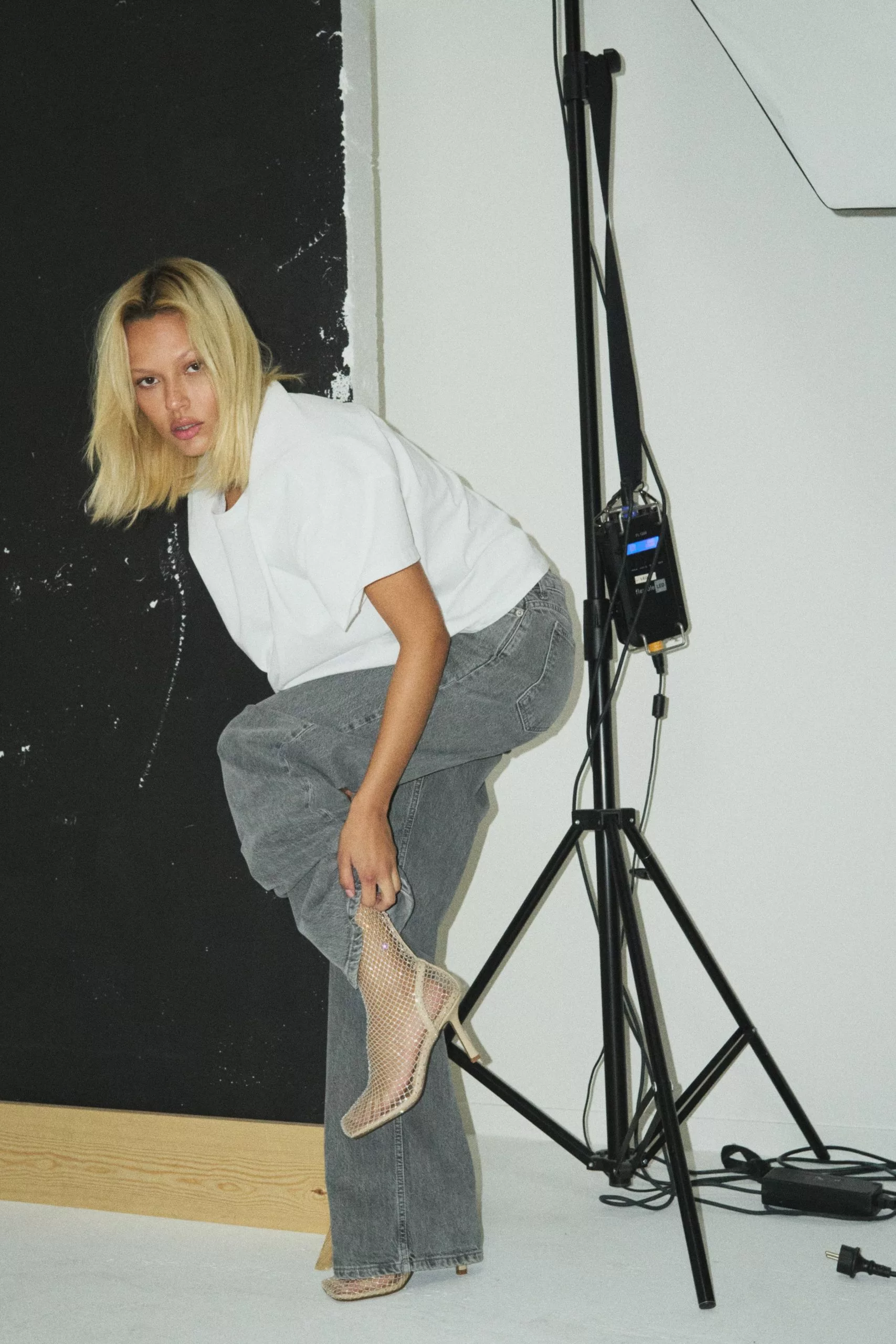 NA-KD Shoes Sparkling Sock Boots