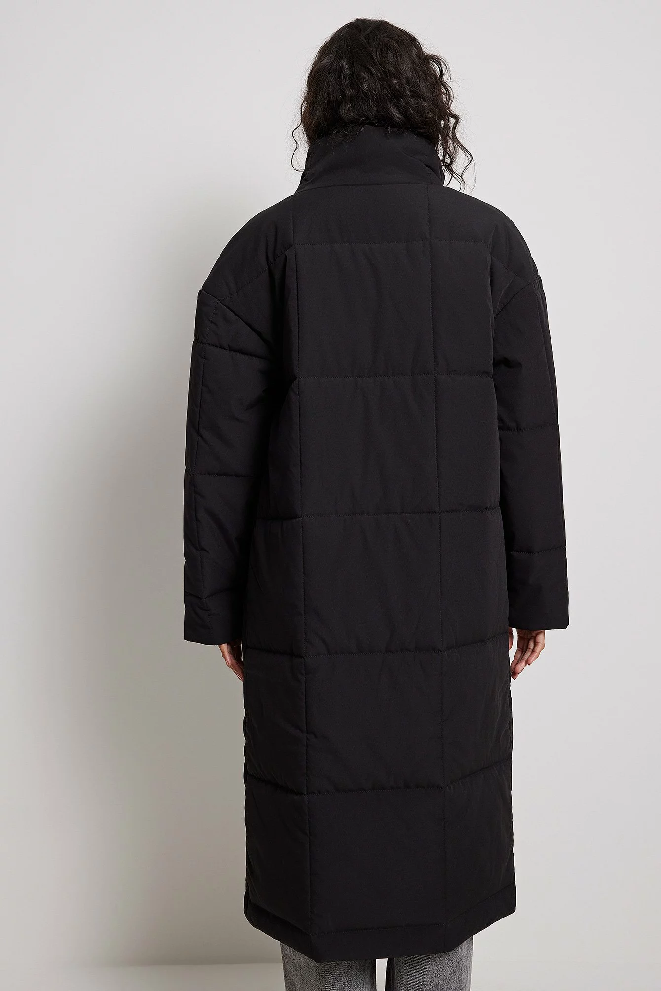 NA-KD Square Padded Long Jacket - Image 3
