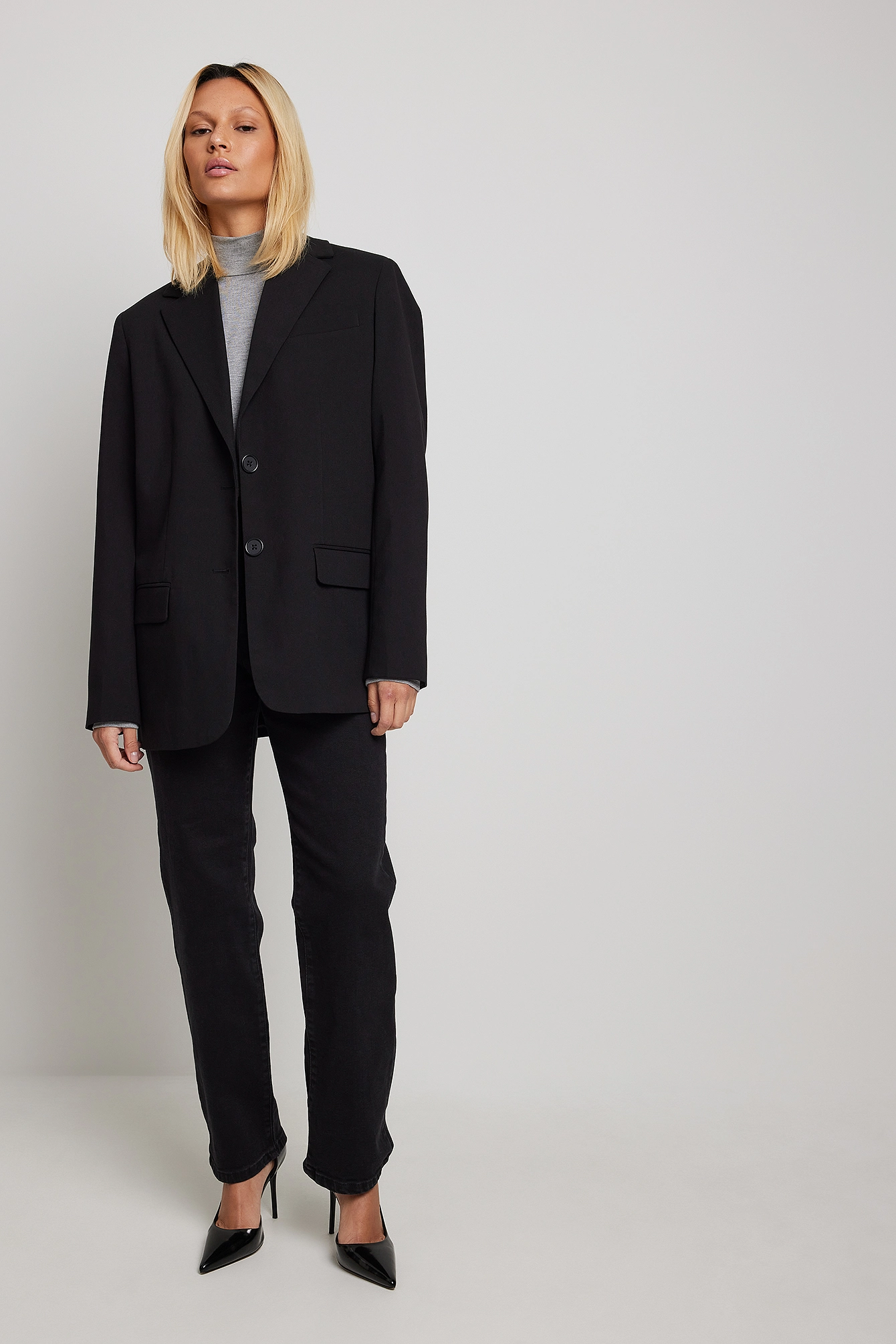 NA-KD Straight High Waist Jeans - Image 15