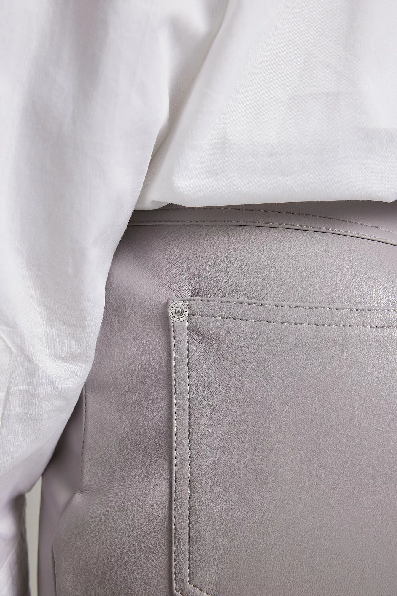 NA-KD Trend Straight PU Pants - Image 15