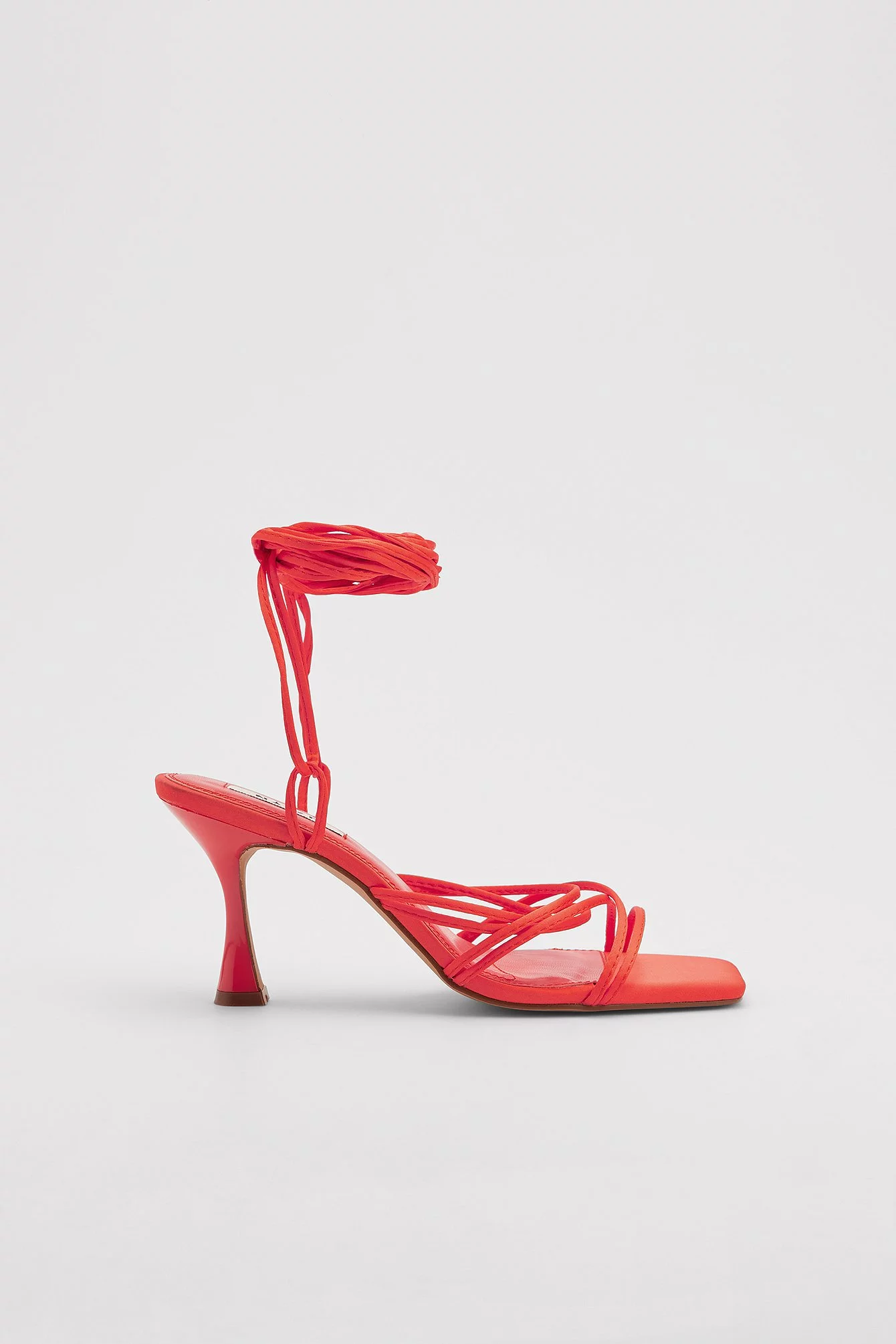 NA-KD Shoes Strappy Satin Heels - Image 5