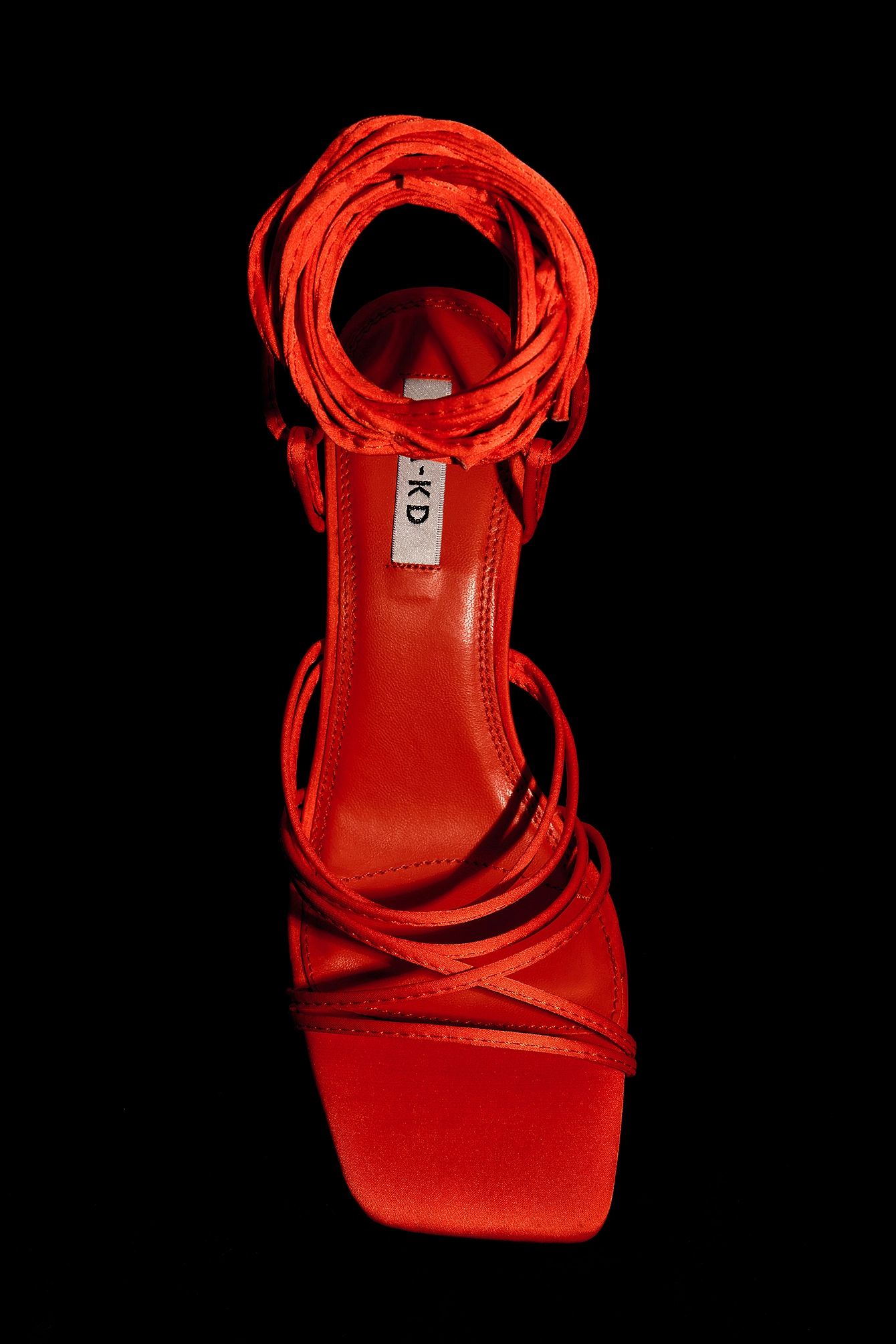 NA-KD Shoes Strappy Satin Heels - Image 7