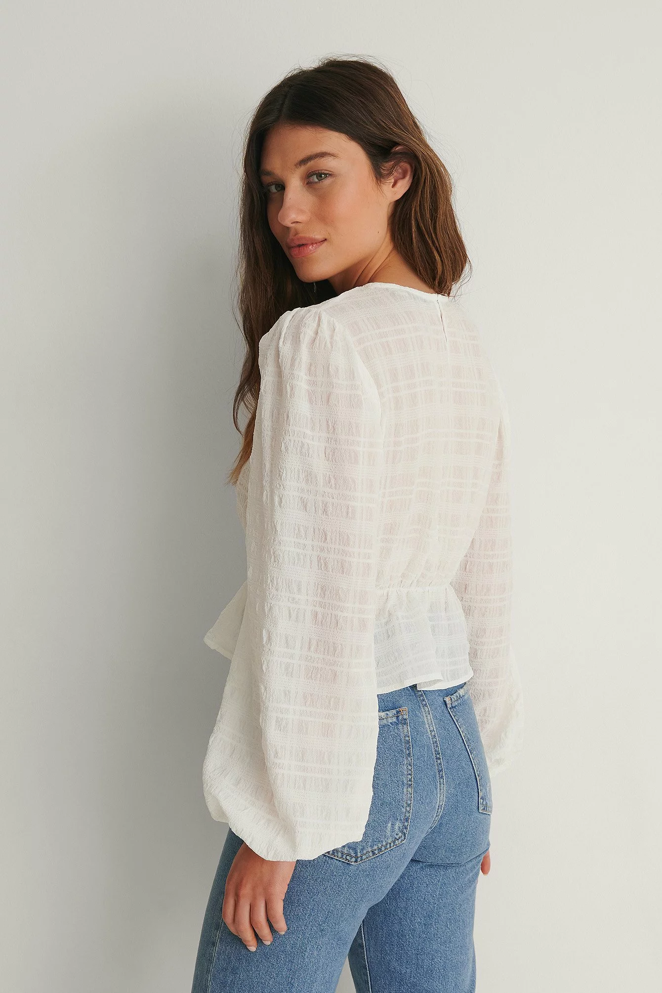 NA-KD Structured Blouse - Image 2