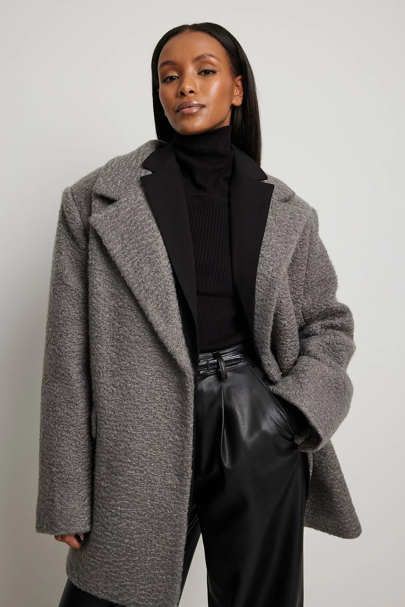 NA-KD Structured Short Coat - Image 5