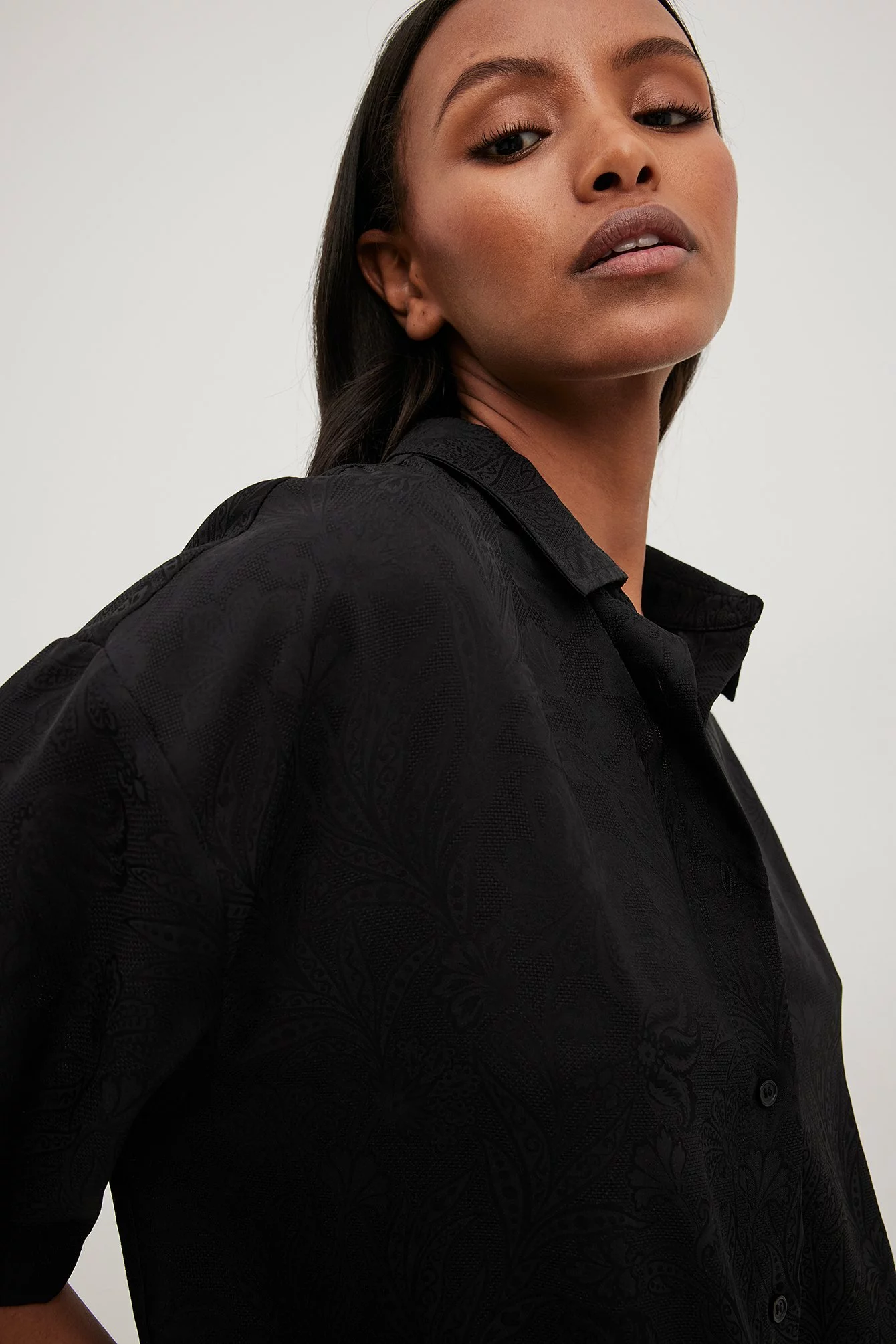 NA-KD Structured Short Sleeve Shirt - Image 4