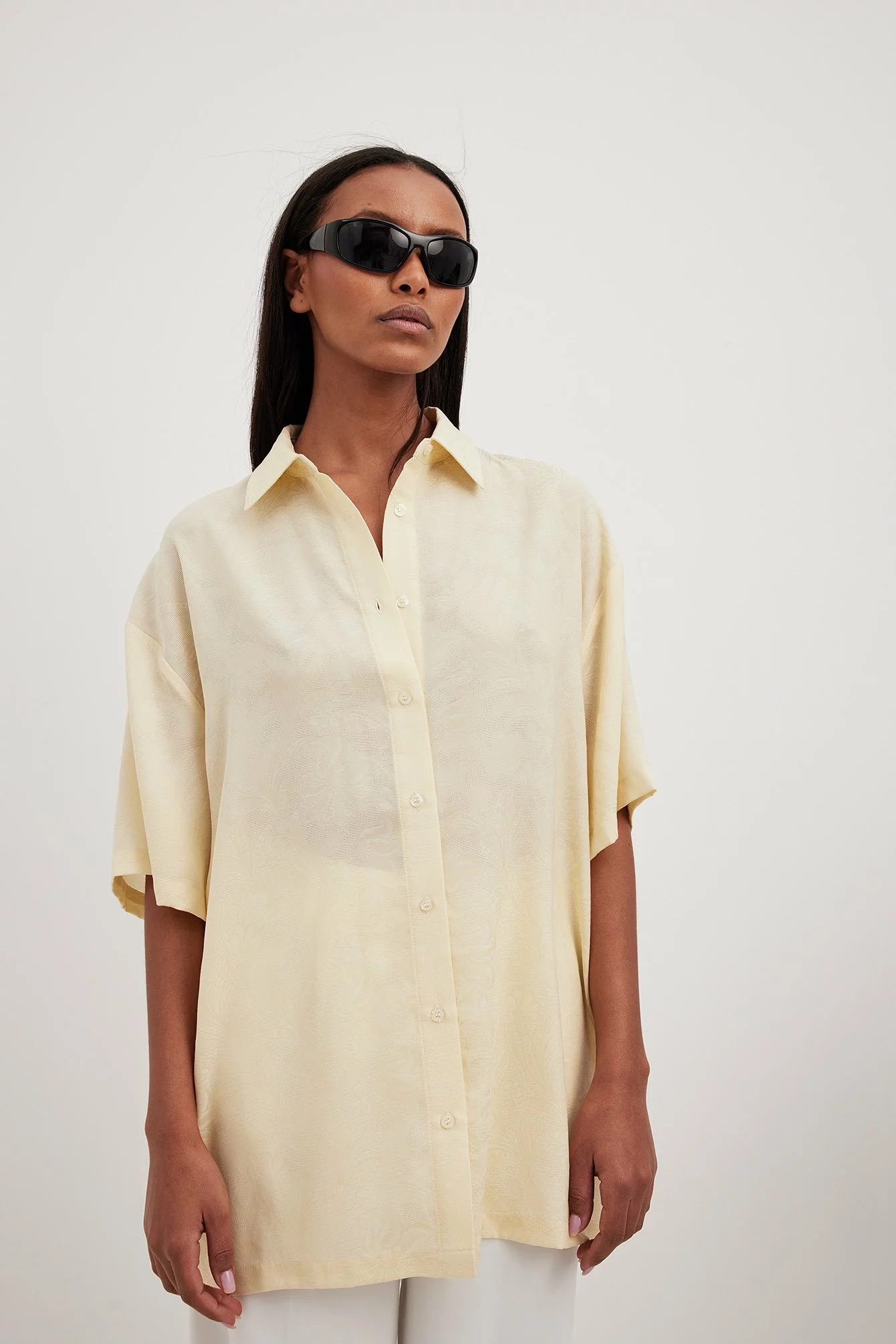 NA-KD Structured Short Sleeve Shirt - Image 7