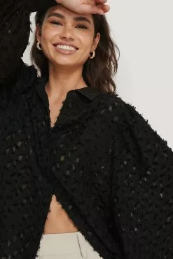 NA-KD Classic Fringe Blouse