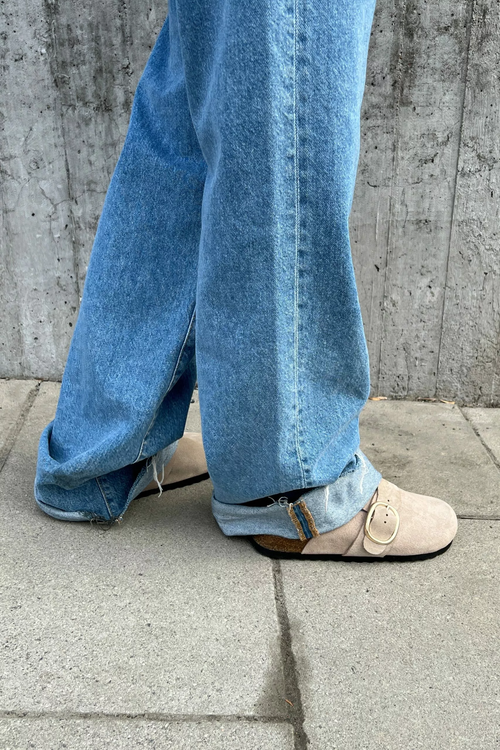 NA-KD Shoes Suede Slippers - Image 3