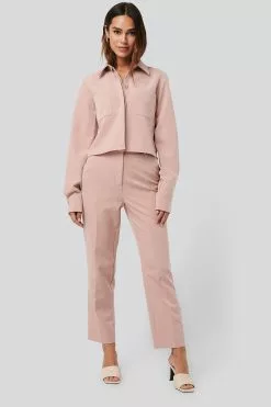 NA-KD Classic Tailored Cropped Suit Pants