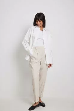 NA-KD Classic Tailored Fold Up Suit Pants