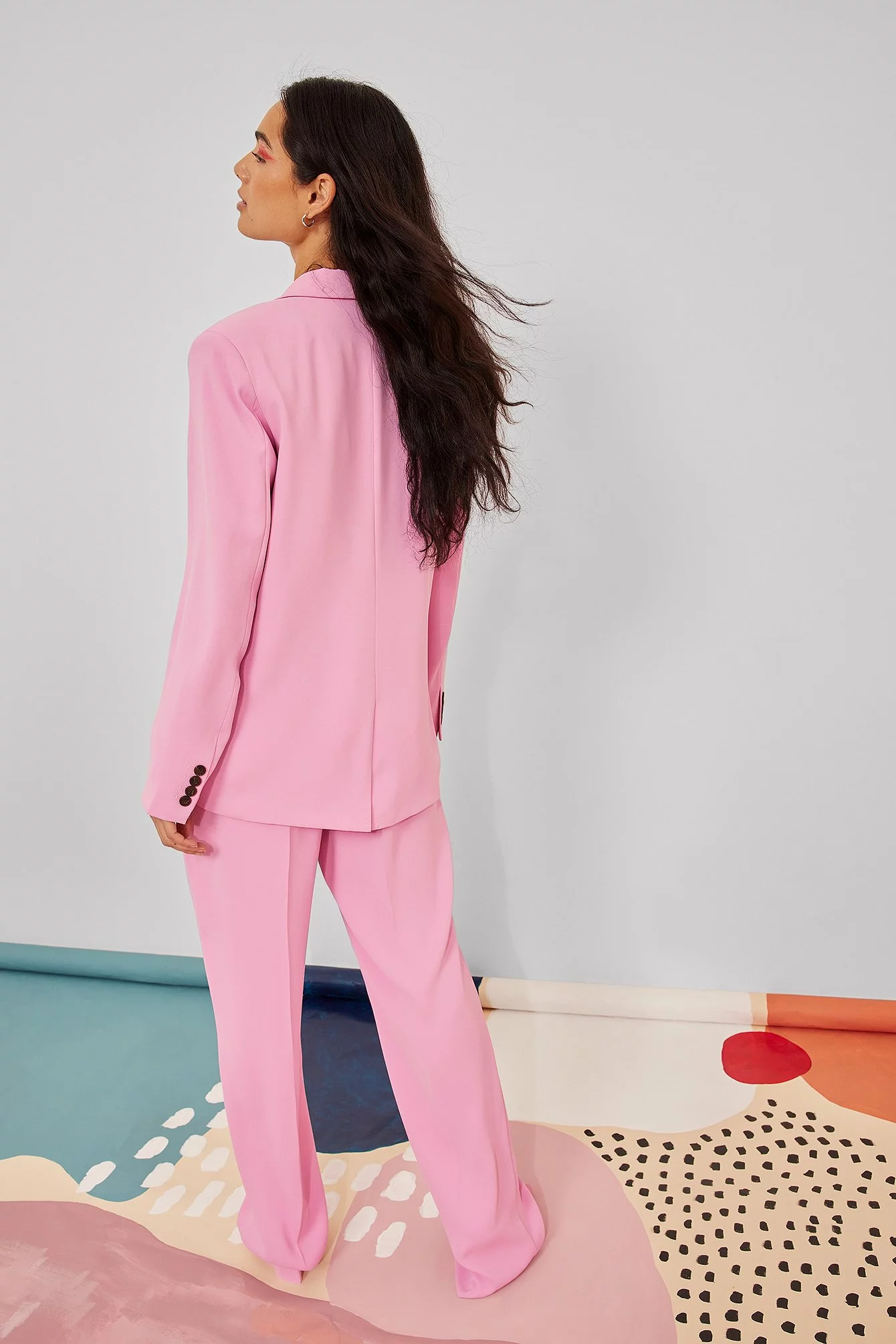 NA-KD Classic Tailored Regular Straight Leg Suit Pants - Image 15