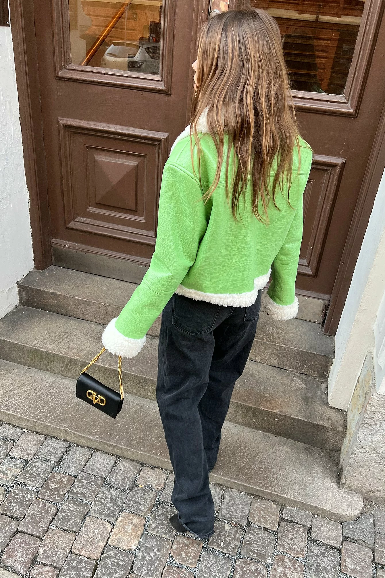 NA-KD Trend Teddy Detail Jacket - Image 3